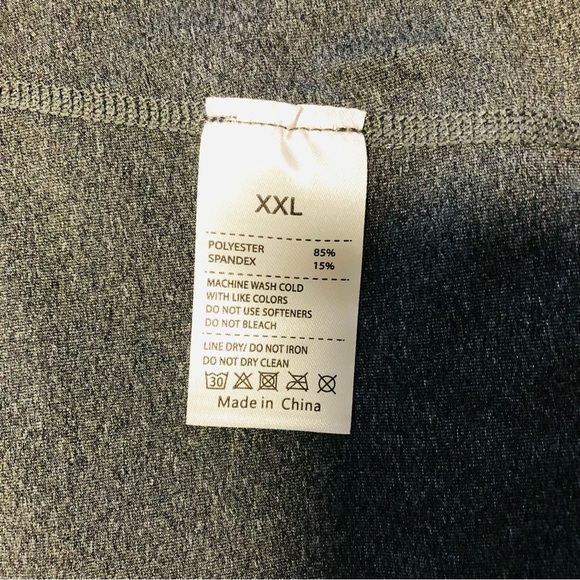 Quick Dri XXL Long Sleeved Grey T-Shirt Workout Activewear NWOT - Picture 9 of 9